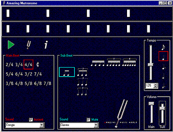 screenshot amazing metronome, 34 KB